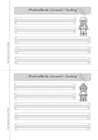 Vorschau - Arbeitsblätter - Abschreibkartei: Karneval/Fasching Schulausgangsschrift - Seite 3