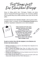 Vorschau - Stundenentwürfe - Methode: Das Eisenhower-Prinzip in den Klassen 8 bis 10 - Seite 2