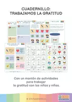 Vista previa - Hojas de trabajo - Cuadernillo: Trabajamos la gratitud - Portada