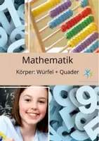 Vorschau - Arbeitsblätter - Würfel und Quader Volumen und Oberfläche mit Lösung - Deckblatt