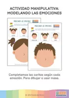 Vista previa - Tarjetas / Manipulativos - Modelando-emociones - página 1