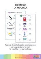 Vista previa - Hojas de trabajo - Armamos la mochila - página 1