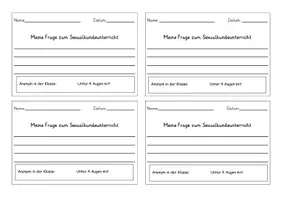 Vorschau - Stundenentwürfe - Unterrichtsentwurf und UB-Material - Einführung Sexualität - Seite 3