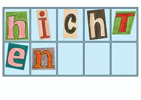 Vorschau - Poster - Bildergeschichten. Tafelmaterial und Schreibplan - Seite 2