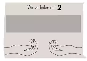 Vorschau - Arbeitsblätter - Einführung Division mit Verteilen - Seite 1