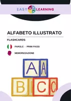 anteprima - Esercizi - Impara l'Alfabeto con le Flashcards / Italiano - Pagina di copertina