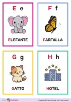 anteprima - Esercizi - Impara l'Alfabeto con le Flashcards / Italiano - Pagina 2