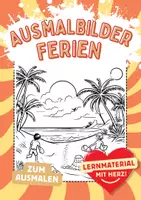 Vorschau - Arbeitsblätter - Strandferien Kunst Ferien Fensterbilder Mandala Bilder ausmalen - Deckblatt