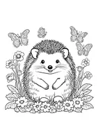 Vorschau - Arbeitsblätter - Igel Ausmalbild Kunst Stacheligel Fensterbilder Mandala Bilder ausmalen - Seite 2