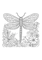 Vorschau - Arbeitsblätter - Libellen Kunst Ausmalbild Libelle Fensterbilder Mandala Bilder ausmalen - Seite 2