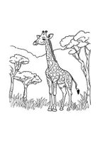 Vorschau - Arbeitsblätter - Giraffen Ausmalbild Giraffe Afrika Fensterbilder Mandala Bilder ausmalen - Seite 2
