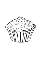 Vorschau - Arbeitsblätter - Muffins Ausmalbild Muffin Fensterbilder Kuchen Mandala Bilder ausmalen - Seite 3
