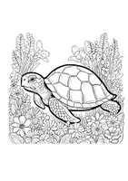 Vorschau - Arbeitsblätter - Schildkröte Ausmalbild Schildkröten Fensterbilder Mandala Bilder ausmalen - Seite 3