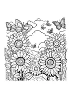 Vorschau - Arbeitsblätter - Ausmalbilder Blumen - Seite 3