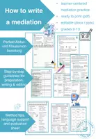 Vorschau - Arbeitsblätter - Mediation masterclass: How to write a mediation - Deckblatt