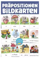 Vorschau - Präsentationen/Tafelbilder - Präpositionen Bildkarten Deutsch und Deutsch als Zweitsprache - Deckblatt