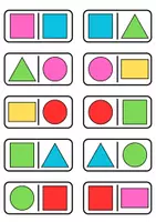Aperçu - Jeux - Dominos formes géométriques - Page de couverture