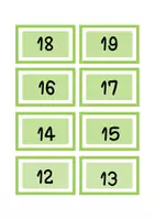 Vorschau - Aufgabenkarten - Karteikarten Subtraktion Zahlenraum 20 differenziert Training - Seite 2