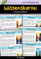 Vorschau - Bildkarten - Wissenskartei - Farbperspektive | Kunst - Deckblatt