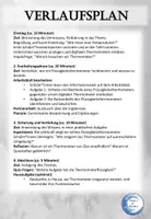 Vorschau - Arbeitsblätter - PHYSIK - Das Flüssigthermometer - Wärmelehre - Seite 1