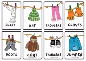 Vista previa - Unidades / Secuencias / Situaciones de Aprendizaje - 'Gulpy, the greedy monster. CLOTHES' Activity pack - página 3