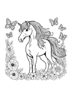 Vorschau - Arbeitsblätter - Ausmalbilder Pony Materialpaket - Seite 3