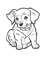 Vorschau - Arbeitsblätter - Ausmalbilder Hunde - Seite 3
