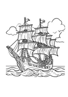Vorschau - Arbeitsblätter - Piratenschiff Ausmalbilder Fensterbilder Mandala Bilder ausmalen - Seite 3