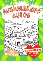 Vorschau - Arbeitsblätter - Ausmalbild Autos Fahrzeuge Fensterbilder Mandala Bilder ausmalen - Deckblatt