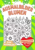 Vorschau - Arbeitsblätter - Ausmalbild Blumen Blumenstrauss Fensterbilder Mandala Bilder ausmalen - Deckblatt