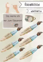 Vorschau - Merkblätter - Glasur Regeln - Ton glasieren - Deckblatt