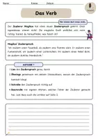 Vorschau - Arbeitsblätter - Wortarten: Das Verb (Einstieg) - Seite 2