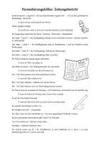 Vorschau - Arbeitsblätter - Formulierungshilfen für den Zeitungsbericht - Seite 1