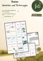 Vorschau - Spiele - Materialpaket Meeresräume (3x Domino): Gezeiten, Klimawandel, Submarines Relief - Seite 1