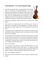 Vorschau - Arbeitsblätter - Textverständnis für 4-6. Klasse inkl. Lösung - die magische Geige - Seite 2