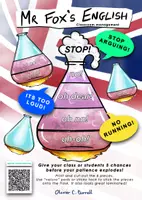 Vorschau - Poster - Klassenzimmer-Management-Schild. Classroom management sign. - Deckblatt