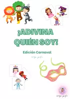 Vista previa - Tarjetas / Manipulativos - Juego lectoescritura ¡Adivina quién soy! - Portada