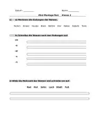 Vorschau - Arbeitsblätter - Mini-Test / Lernzielkontrollen Nomen - Seite 3