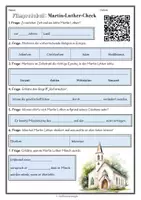 Vorschau - Arbeitsblätter - Filmprotokoll - Martin-Luther-Check - Seite 1
