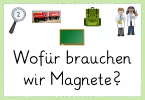 Vorschau - Arbeitsblätter - 2. Stunde Magnetismus: Magnete im Alltag (mit Tafelmaterial und Tippkarten) - Seite 2