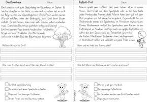 Vorschau - Arbeitsblätter - Leseverstehen - Seite 3