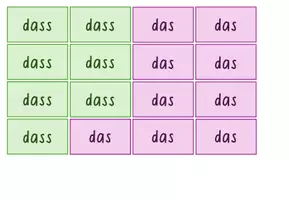 Vorschau - Aufgabenkarten - Dass oder das - Unterrichtsstunde zur Einführung - Seite 1