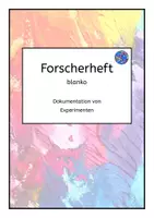 Vorschau - Arbeitsblätter - Universales Forscherheft für Experimente - Deckblatt