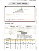 Vorschau - Poster - Merkblätter Sinus Kosinus Tangens - Seite 1