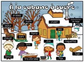Aperçu - Cartes / Images - Atelier Qui suis-je Cabane à sucre CE1 - Page 1