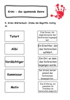 Vorschau - Arbeitsblätter - Genre Krimi - Seite 3