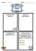 Vorschau - Arbeitsblätter - Genre Comic - Seite 2