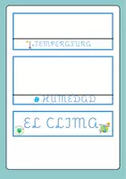 Vista previa - Hojas de trabajo - 🌦️ Flipbook: El Clima y sus Factores 🌍 - página 1