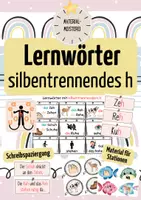 Vorschau - Stationenlernen - Lernwörter mit silbentrennendem h - Materialpaket - Deckblatt
