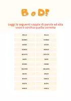 anteprima - Esercizi - Suoni simili: B - D - Pagina di copertina